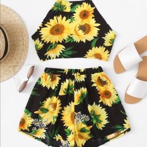 Women’s Two Piece flower set